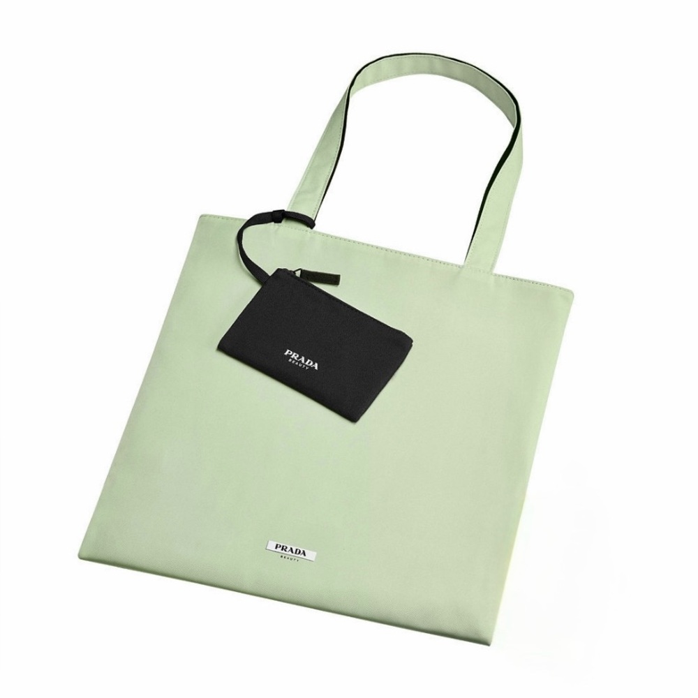 Prada beauty shopper purse bag new with dust bag